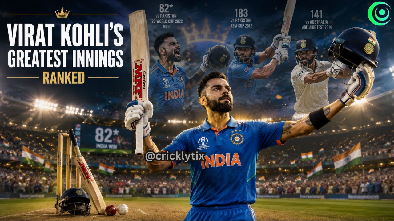 Virat Kohli's Greatest Innings (Ranked)